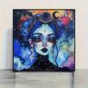 A Set of 1024pcs Jigsaw Puzzles Featuring Art Deco Designs, Including a Color Goddess And Stars. Ideal for Craft Enthusiasts And As Home Decor Art, Th