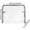 Transparent Protective Chair Cover Beauty Spa Chair Protection Backrest Sleeve Guard Fits Most Salon & Barber Chairs