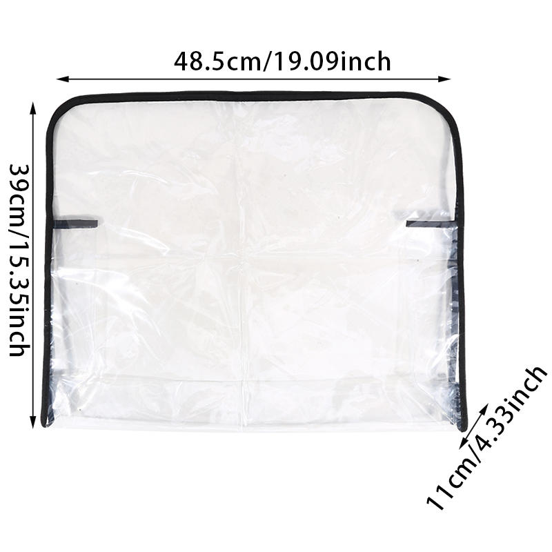 Transparent Protective Chair Cover Beauty Spa Chair Protection Backrest Sleeve Guard Fits Most Salon & Barber Chairs