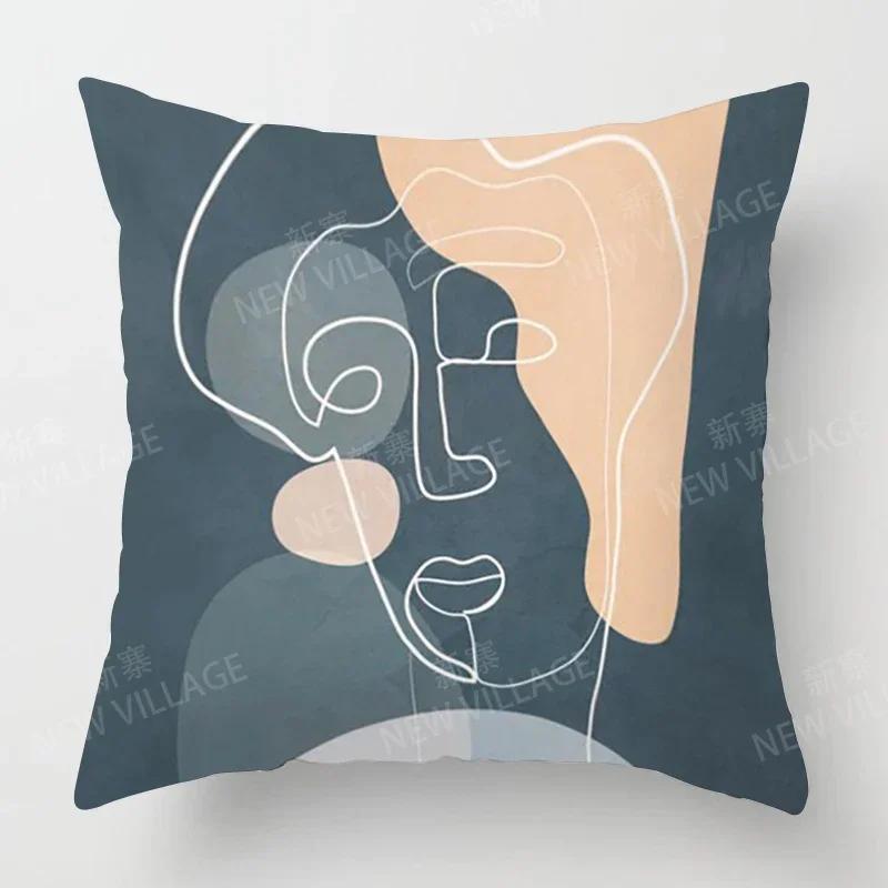 Nordic Fall Home Decor Autumn  Throw Pillow Cover Sofa Cushion Cover  Modern