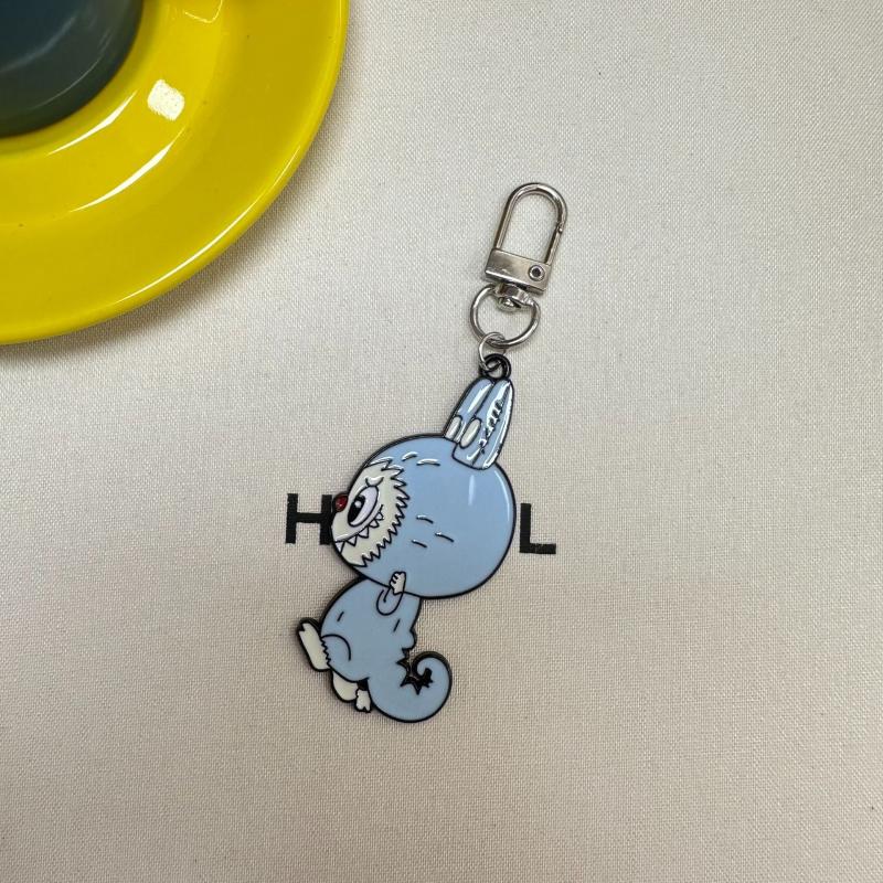 Cartoon Creative Alloy Keychain Schoolbag Pendant Car Keyring Jewellery Gift
