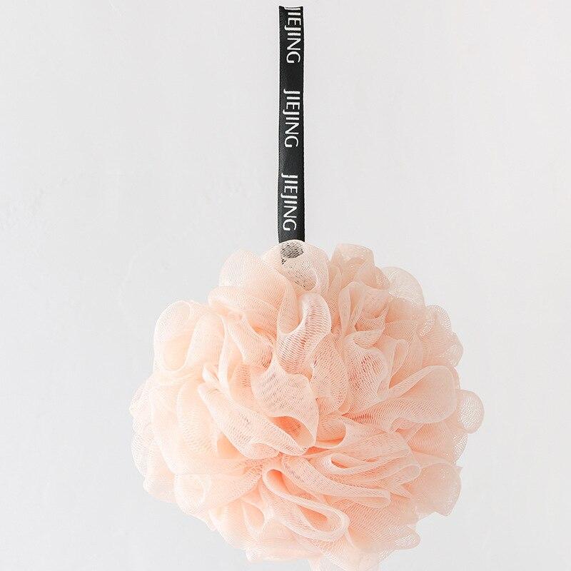 Bath Body Brush Sponge Bath Ball Nylon Scrubber Loofah Mesh Net Ball Cleaning Mesh Shower Flower 60g Bathroom Accessories