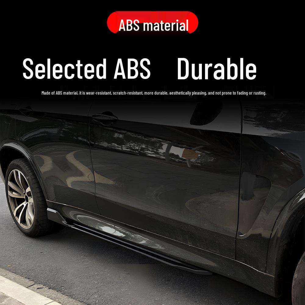 Compatible with BMW X5 (2014-2018) F15 Black Warrior Side Skirt Modification Parts.