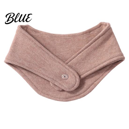 Breathable Thermal Neck Wrap Warmer for Winter Cold Weather Silk Velvet Wrap Fleece Lined Accessories Elderly Gaiter with Hidden Snap Fastening