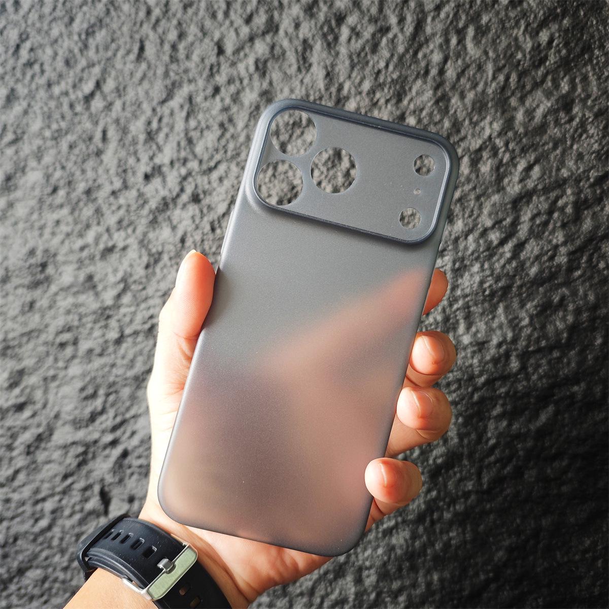 

Star Universe Ultra-Thin Frosted Orange Case for iPhone 17 Pro Max - Fingerprint-Proof PP Protection. iPhone Air