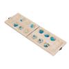 Wooden Mancala Board Game Set Logical Thinking Training Interactive Tabletop Toy Puzzle Board Game for Children and Parent