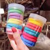 Korean Fashion Colorful Macaron Candy Hair Tie Sweet Ponytail Elastic Rubber Band Women Hair Accessories