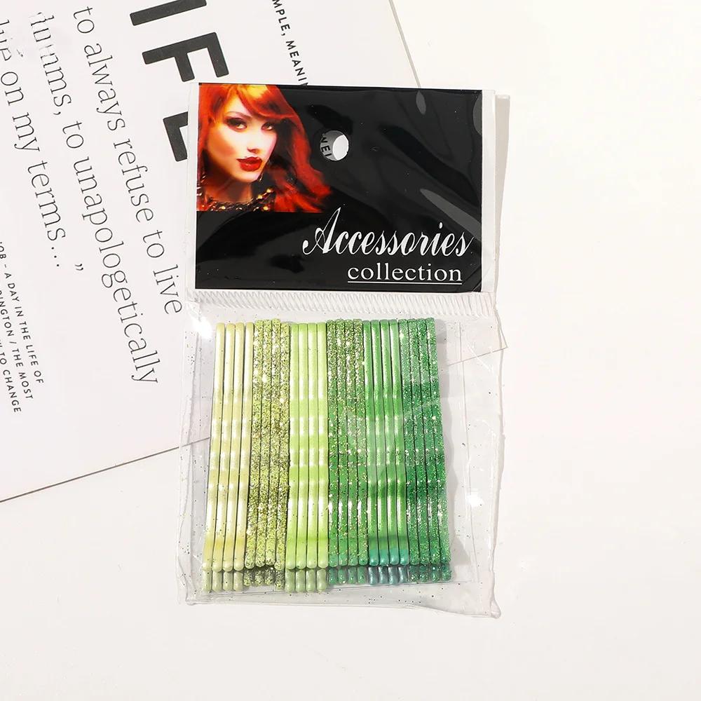 

Кудрявые волнистые заколки для волос женские цветные заколки для волос женские шпильки невидимки укладочные аксессуары для волос инструменты для ухода за красотой зелёный