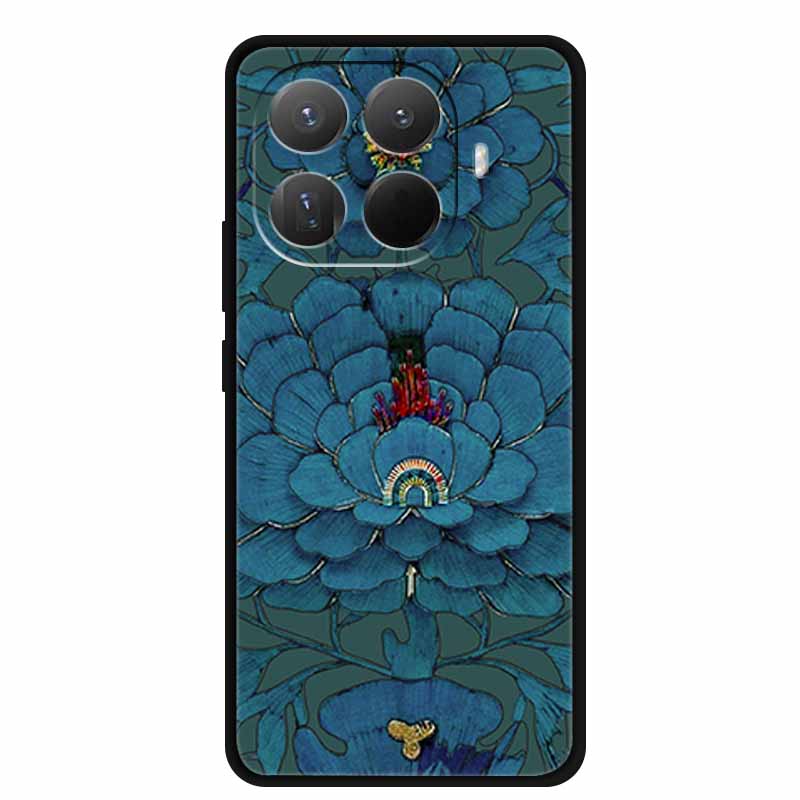 3D TPU Case For Xiaomi 15T 15 T 5G Relief Flowers Coque Embossed Blossoms Funda Silicone Soft Back Phone Cover For Xiaomi15T