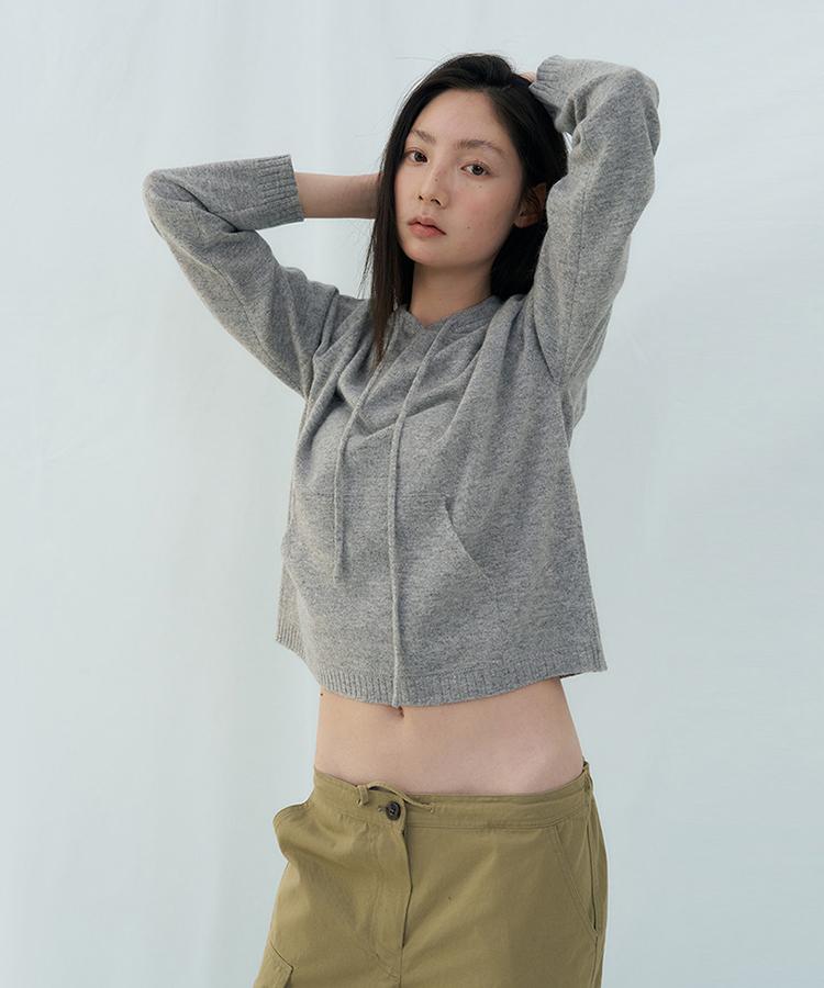 TARVERT Yoko Hoodie Knit - Gray