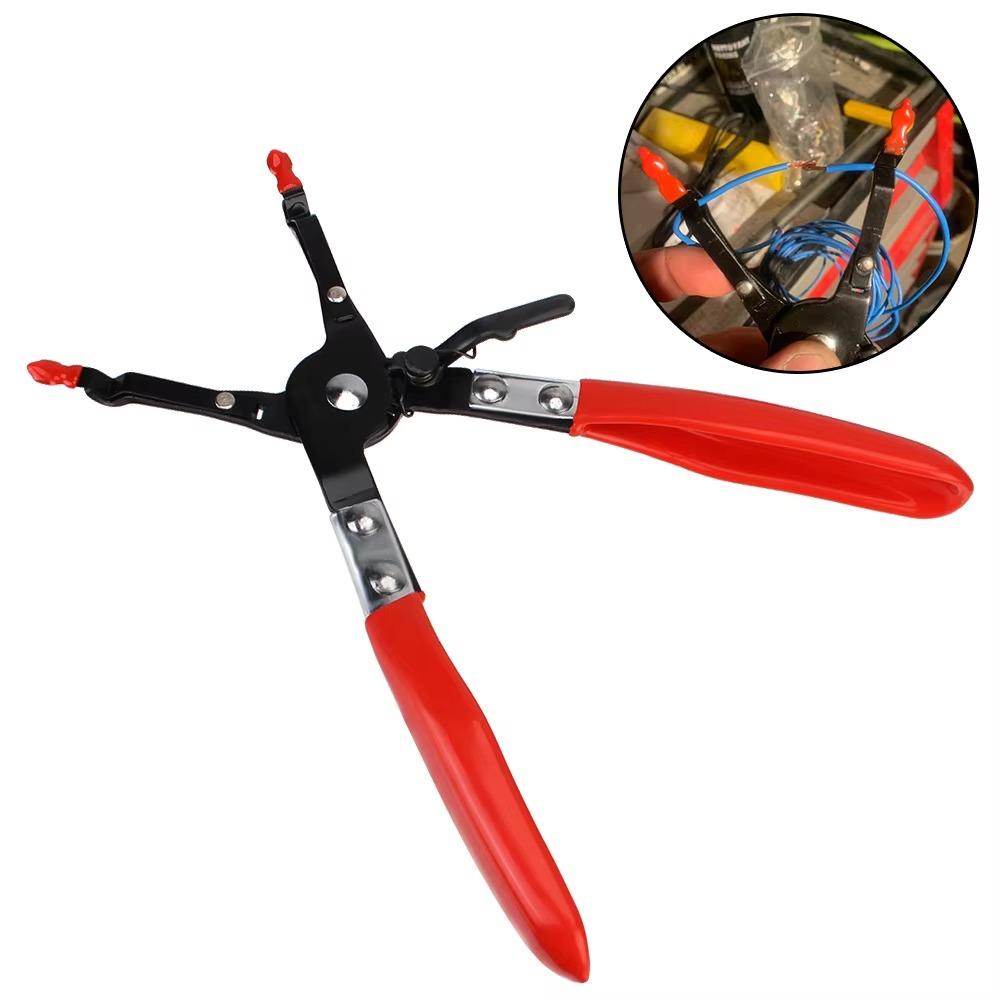 Professional Car Wire Welding Auxiliary Pliers Heavy-Duty Anti-Slip Electrical Soldering Helper Repairs Tool Auto Holding Pliers