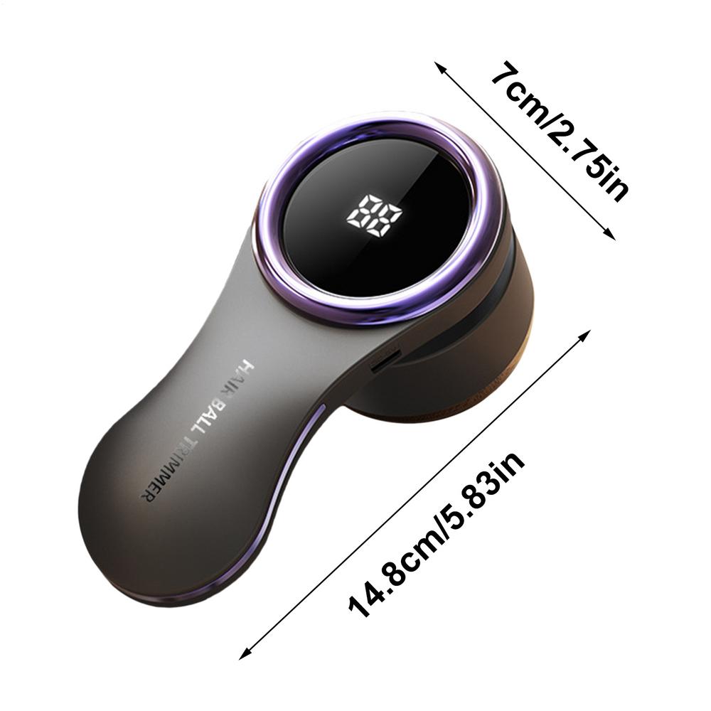 Fabric Pilling Remover Manual Lint Remover Clothes Fabric Shaver Digital Display Pilling Remover Battery Depiller Lint Shaver