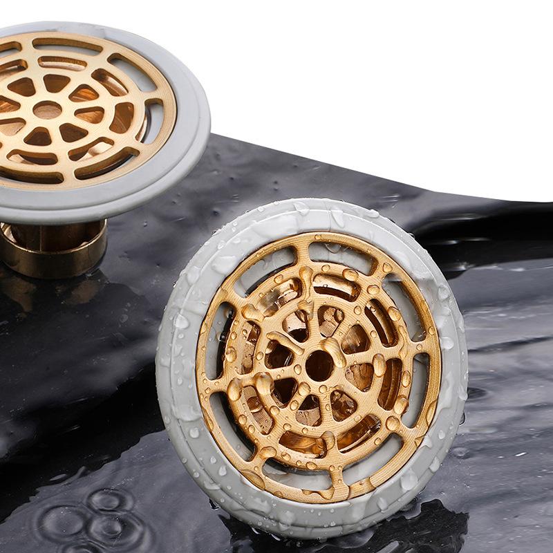 WTEMPO 1 buc baie anti-miros podea scurgere rotundă podea scurgere canalizare țeavă universală anti-insecte scurgere de podea, accesorii practice pentru baie