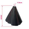 PU Leather Gear Stick Shifter Knob Cover Boot Gaiter Shift Lever Guard  Auto Universal  Manual Shift Knob Knob Shift Lever Guard