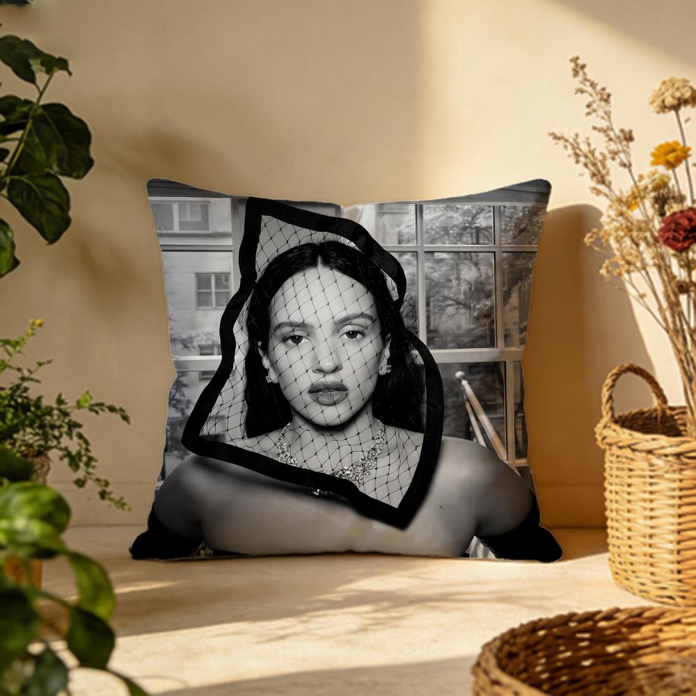 Trendy Rrosaliaing Cushion Cover Versatile DoubleSided Pillow Case Fit for Sofa Bed Car Daily Decor