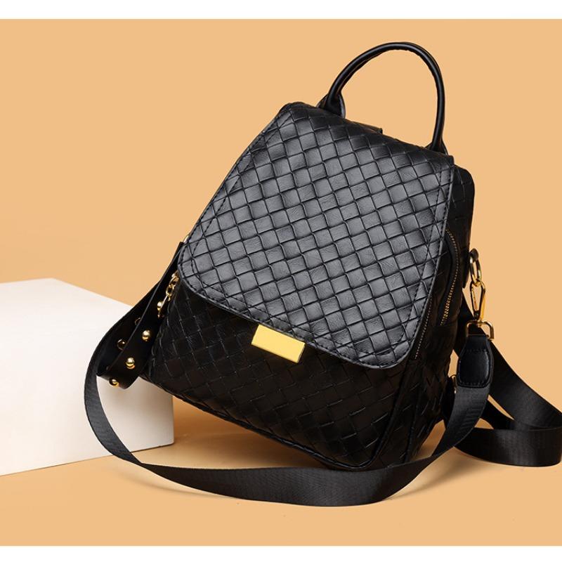 Retro Fashion Casual Woven Single Shoulder Backpack