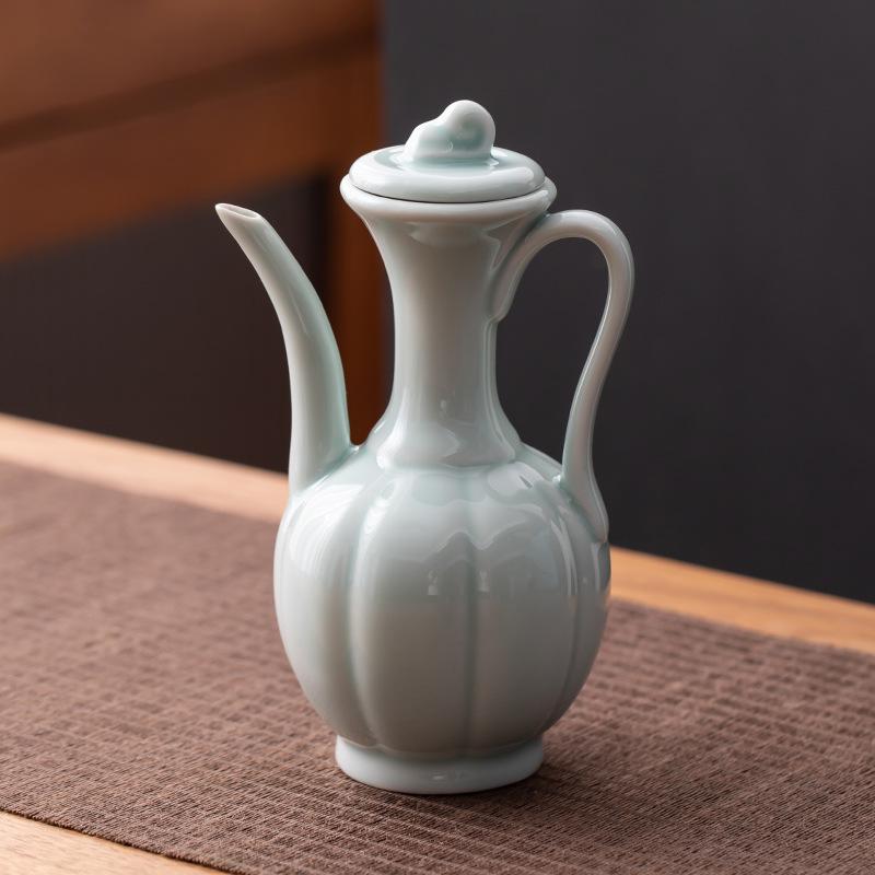 Song Dynasty Tea Competition Training Pot Imitation Song Ceramic Teapot Handheld Teapot Tea Wine Jug