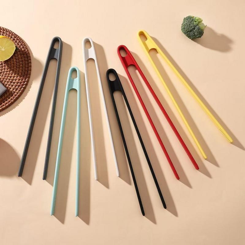 Heat-Resistant Silicone Food Tongs – Withstands 230°C, Non-Scalding & Non-Slip Handle, Essential Kitchen Cooking Tool