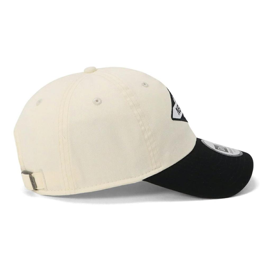 New Era Outdoor Casual Free CC Diamond NER36O9712 Cap, Classic, Two-Tone Cotton, Chrome/Black, Size, Logo, Cream, Black, 14392161,