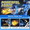 Electric Water Gun Fully Automatic Light Water Blaster Realistic Muzzle Flame Large Capacity Toy Summer Outdoor Beach Game Gift