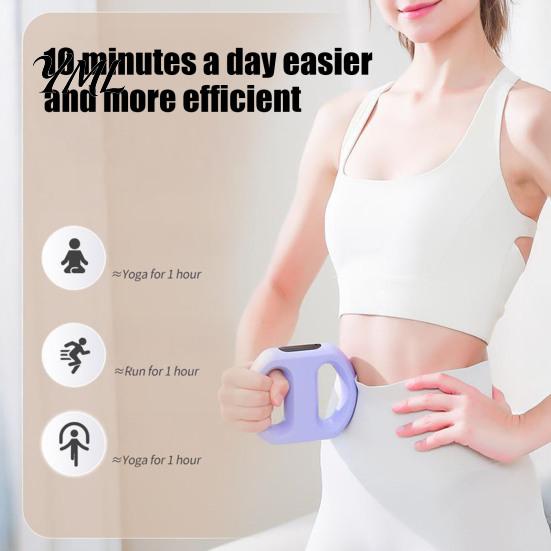 Neck And Shoulder Massager Vibration Plate Massager, Portable Cordless Waist Full Body Fascia Ring with Abdomen Belt for Back Leg Muscle Relief,