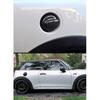 Black Carbon Fiber Car Fuel Tank Oil Cap Case Cover For Mini Cooper R55 2007-14