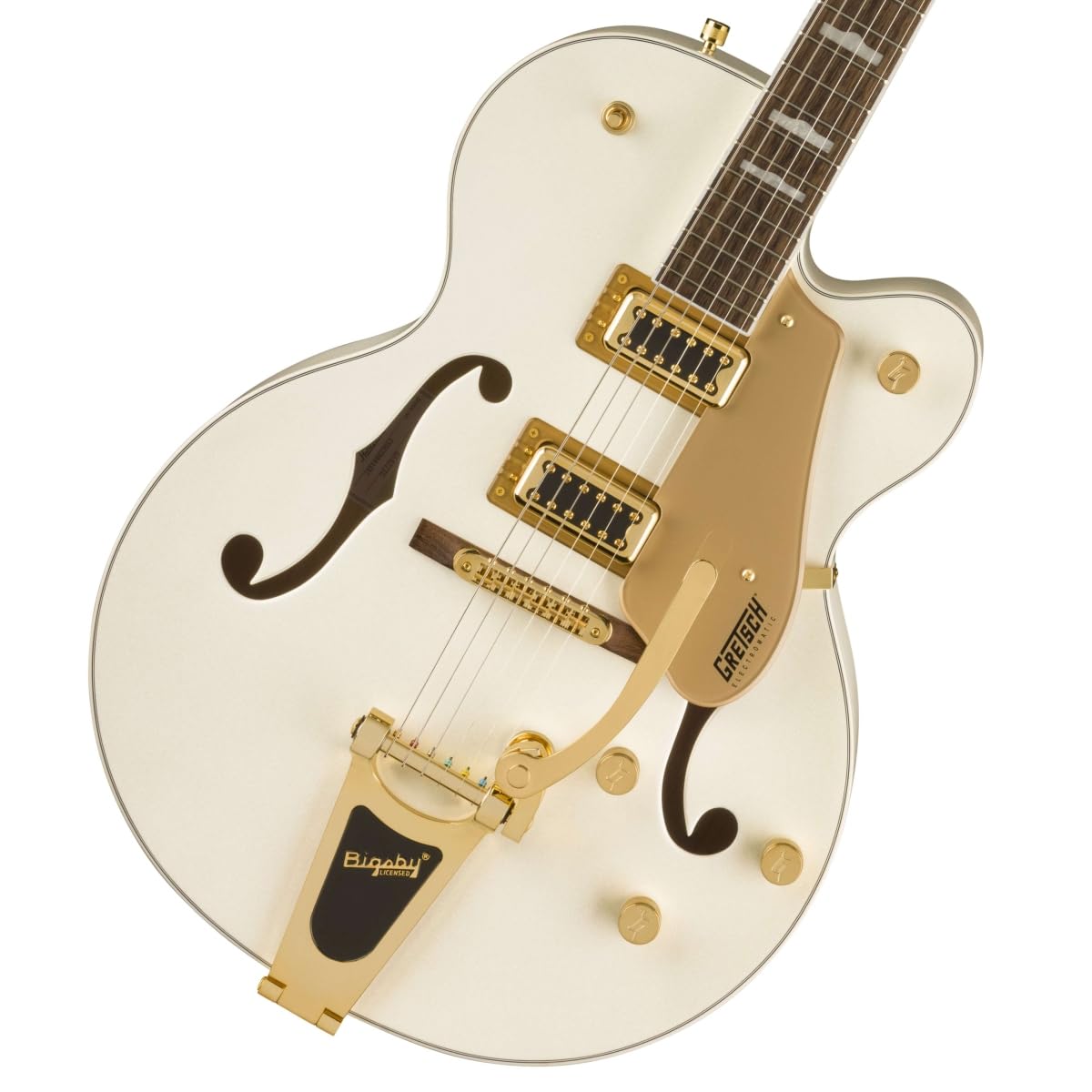 

G5427TG Electromatic Hollow Body with Bigsby and Gold Hardware Champaign White Gretsch Gretsch/FSR Single-Cut [Limited Model]