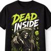 Dead Inside Grim Reaper Gothic Horror Graphic Unisex TShirt