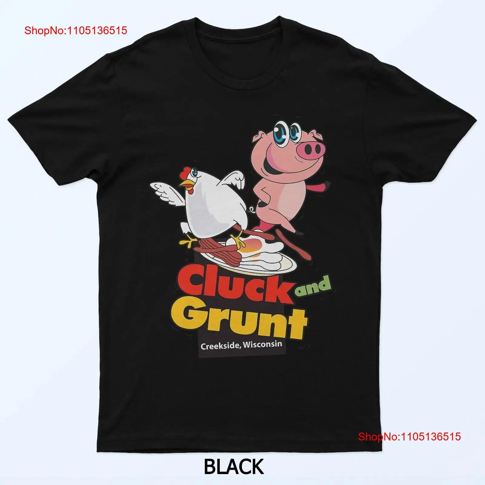 

Classic American Diner the Cluck and Grunt T Shirt vintage Washed Soft designer clothes Casual Slightly Breathable fashion 5XL різнокольоровий