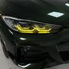 Yellow Angel Eye DRL LED Boards For BMW 4 Series G22 G23 G26 G80 G82 M3 M4 420I LED Laser Headlight Daytime Running Light
