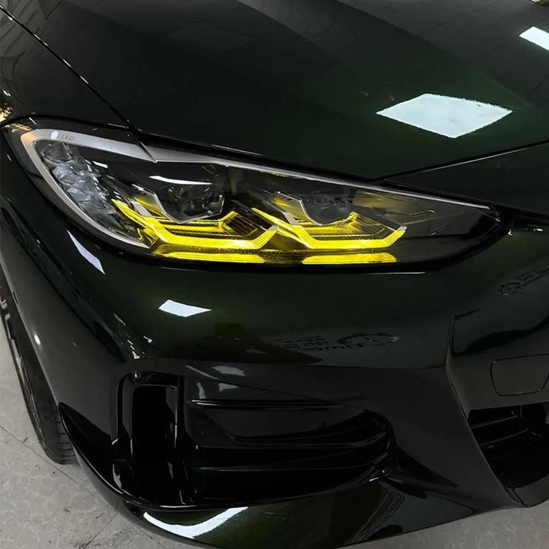 Yellow Angel Eye DRL LED Boards For BMW 4 Series G22 G23 G26 G80 G82 M3 M4 420I LED Laser Headlight Daytime Running Light