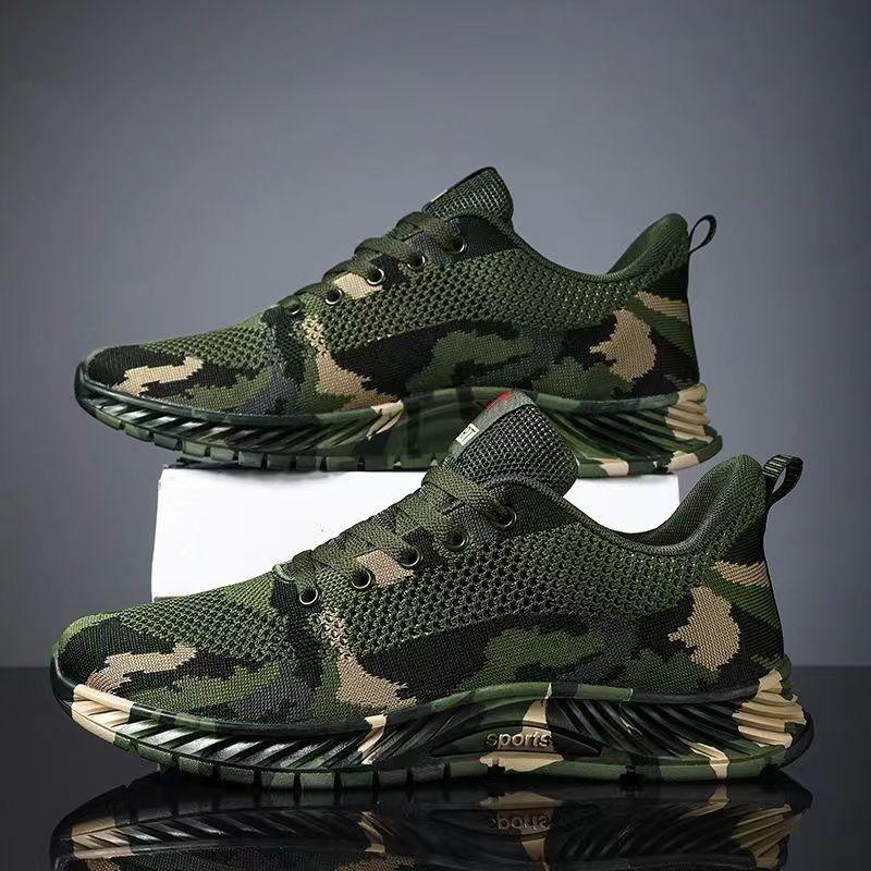 

Трендове нове камуфляжне взуття весняно-літнє взуття для походів на свіжому повітрі студентське військове взуття для визволення будівельного майданчика охорона праці 44 зелений