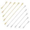 10Pcs Chain Extenders Jewelry Delicate Choker Extender Tail Chain Double Clasp