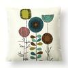1Pc Abstract Flower Cushion Cover Linen Digital Printed Pillow Case Nordic Geometric Simple Sofa Pillow Cover No Core