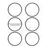 2/6Pcs CLX200K Replacement O-Ring Pool Chlorinator Lid for CL200/CL220 Heavy Duty Rubber Pool Pump Strainer O Ring