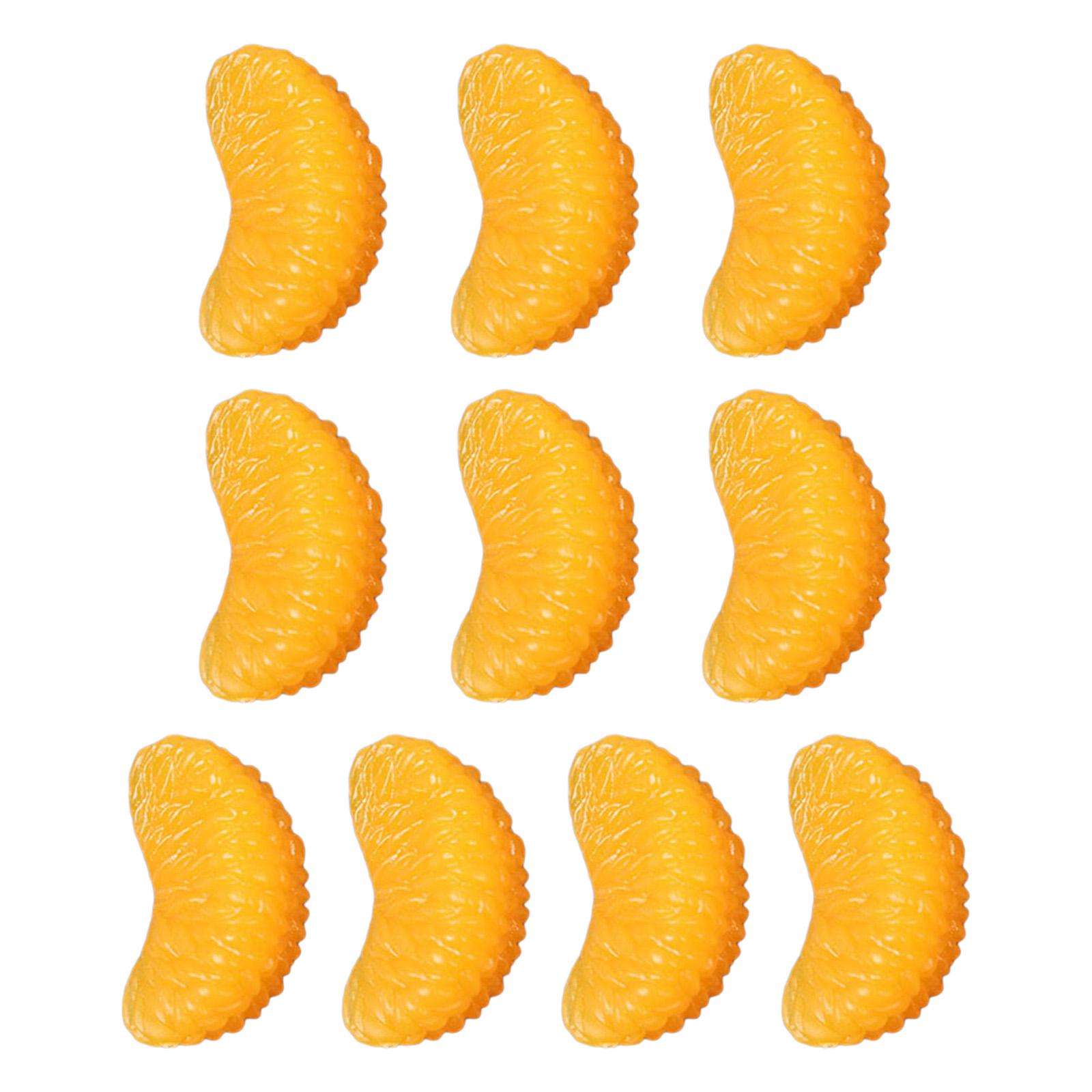 

Искусственные дольки апельсина киви красочные поддельные фруктовые блоки двухсторонние декоративные фрукты модель для домашнего свадебного декора 1