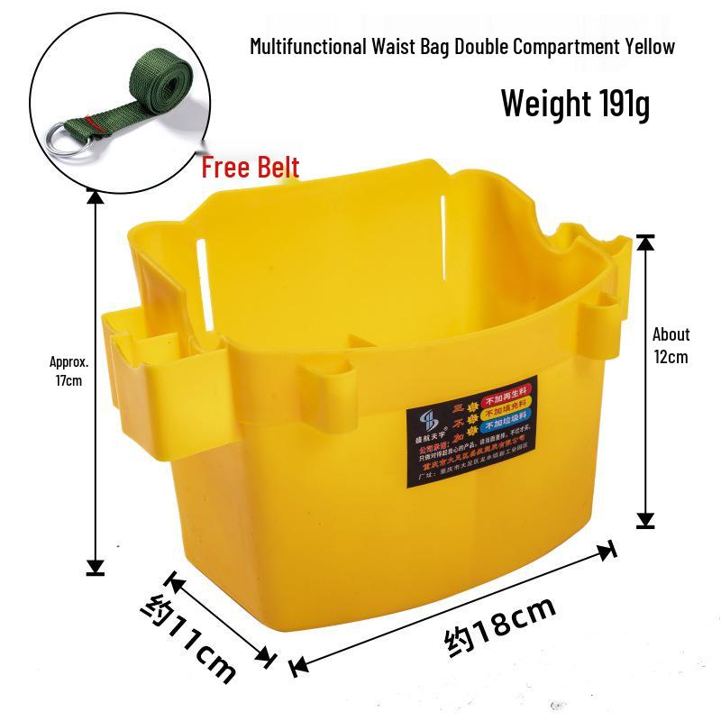 Multifunctional Nail Pouch: Woodworking Waist Bag with Single & Double Compartments