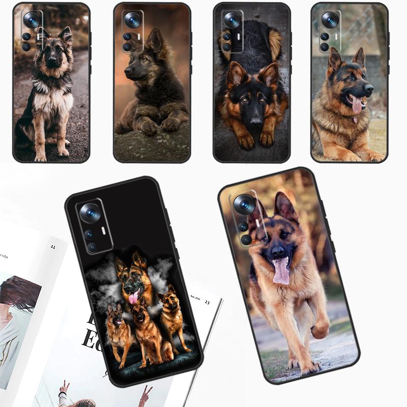 German Shepherd Dog Case For Xiaomi 13T Pro 14 Ultra 12 13 Lite 11T 12T POCO F5 M6 X3 X4 X5 X6 Pro F3 M5s Cover