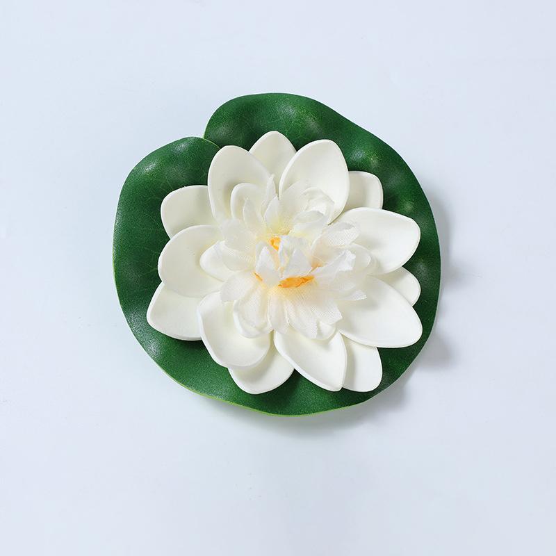 3/5Pcs Artificial Floating Foam Lotus Pond Decoration Water Lily Eternal Lotus Lotus Leaf Home Room Decoration Fish Pond Decor