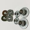30Pcs Round Base Tee Nut M6 M8 Mounting Hardware Fastener  for Furniture Sheet Metal Woodworking