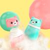 Children's Cute Cartoon Bear Baby Puff Box Talcum Powder Prickly Heat Powder Storage Box Portable Container Travel Daily Life