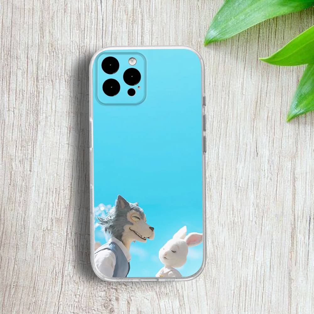 

C-Cute B-Beastars Anime Phone Case For iPhone 17,16,15,14,13,12,11 Pro,Max,Plus,X,XS,XR,SE4,E Mini Transparent Soft Cover iphone16e