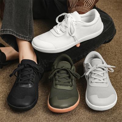 Mode Par Casual Skor för Kvinnor Halkfria Snörskor Platå Sneakers Män Platta Promenadskor