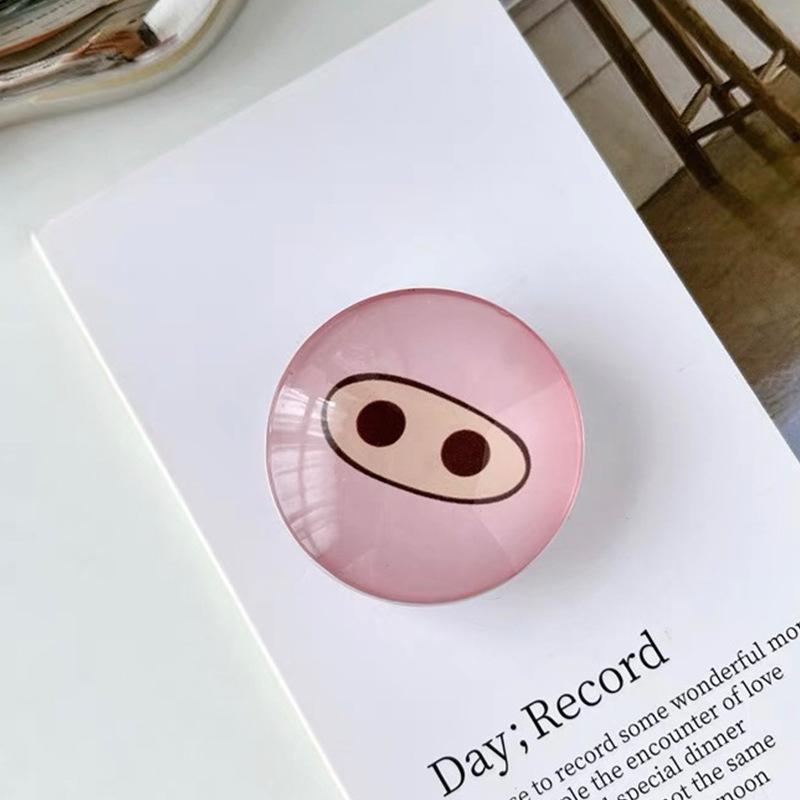 Windshield Pig Nose Mobile Phone Airbag Bracket Magnetic Suction Retractable Disassembly Portable Cat Beautiful Girl Clown