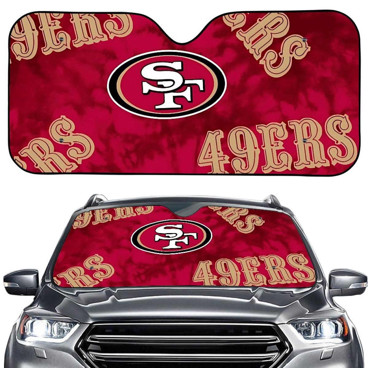 Custom San Francisco 49ers Sun Visor with Suction Cup