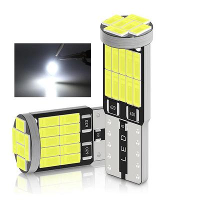 10 Stück hochhelles T10 W5W LED-Autolicht, 26 SMD, 4014 SMD-Chip-Lampe, Kfz-Zubehör, Kennzeichenbeleuchtung, Weiß, 6000 K, 12 V