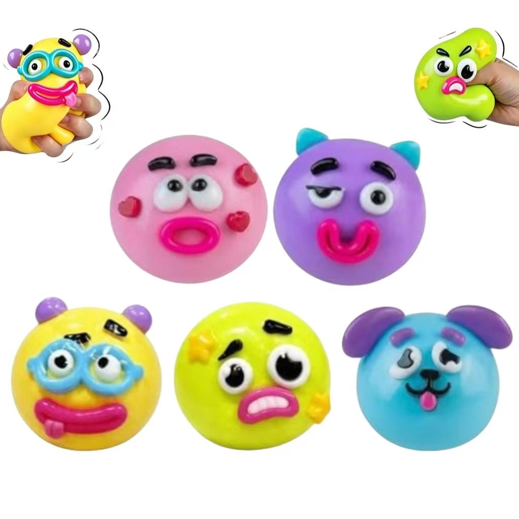 Bai Fen Bai Toys New Smushers Squishy, Curiosities Dog Face Swap Squishy Toy, Soft Moldable Cute Slow Rise Squeeze Toy, Relaxing Sensory S