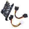 PCI Express Card To 3 PORTS USB 3.0 2 PORTS USB3.1 Type C Internal USB 3.0 20PIN 7 Ports USB HUB Pcie To Tyoe-c Expansion Card