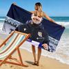 Zubimendi Print Beach Towel, Large Soft Quick Dry Towel for Beach Camping Swimming