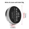 30/50/100g Leather Care Cream Mink Oil Cream For Leather Shoes Bags Leather Maintenance Cream Practical Leathercraft Accessories